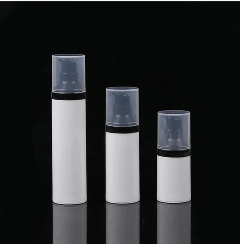 15ML bianco bottiglia airless lozione emulsione siero/lozione/fondotinta sbiancante toner rimozione macchie essenza imballaggio per la cura della pelle