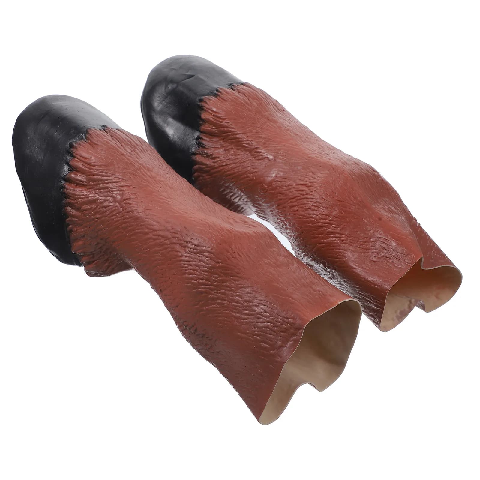 1Pair Realistic Latex Horse Hooves Gloves for Cosplay Costume Party Halloween Carnival Christmas Easter Masquerade Dress Up
