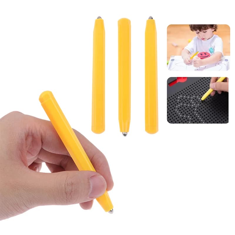 1/3 Pezzi Penne Magnetiche per Tavoletta Grafica, Giocattolo per Disegnare e Scrivere, Ricambio per Bambini, Stilo per Pittura, Punti Magnetici, Doodle, Tablet Antistress per Bambini