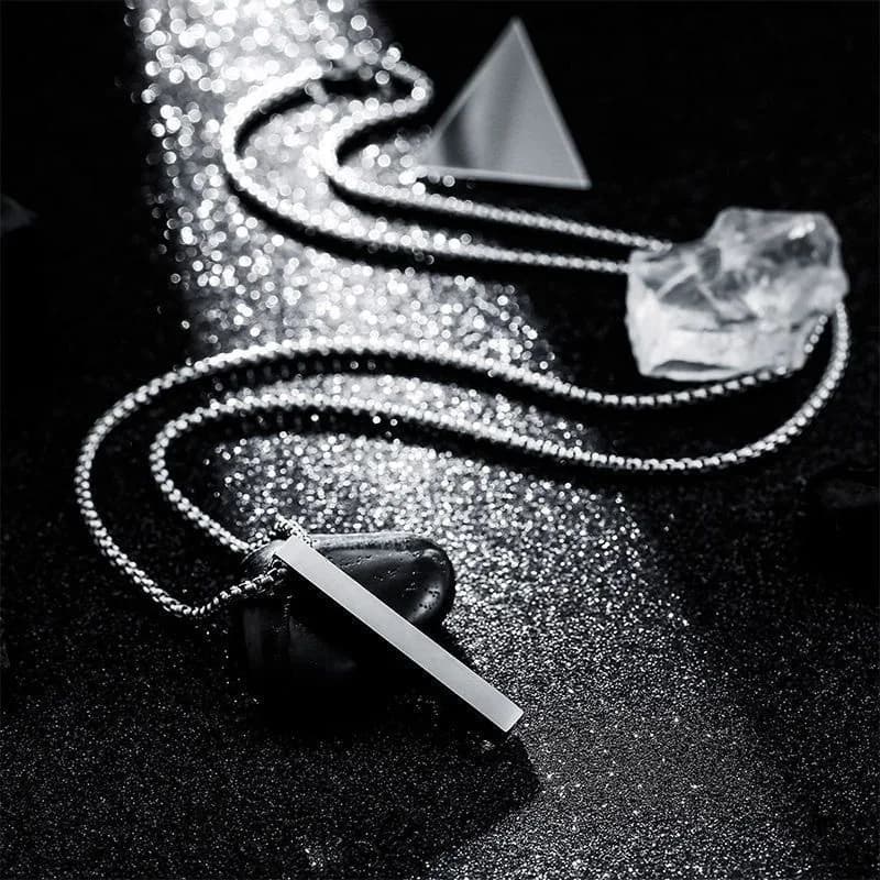 Stainless Steel Pendant Necklaces Men Chains Y2k Men's on The Neck Fashion Cross Choker for Boyfriend Accessories Jewelry Gift