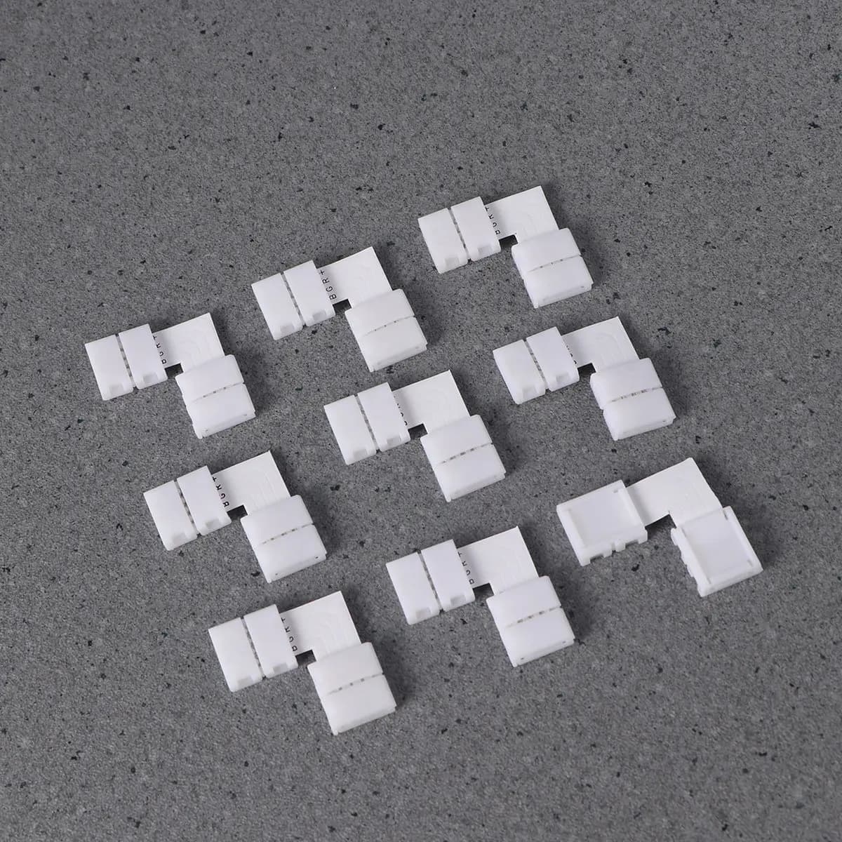 10 Pezzi Connettori Angolari per Strisce LED, Accessori per Illuminazione a LED
