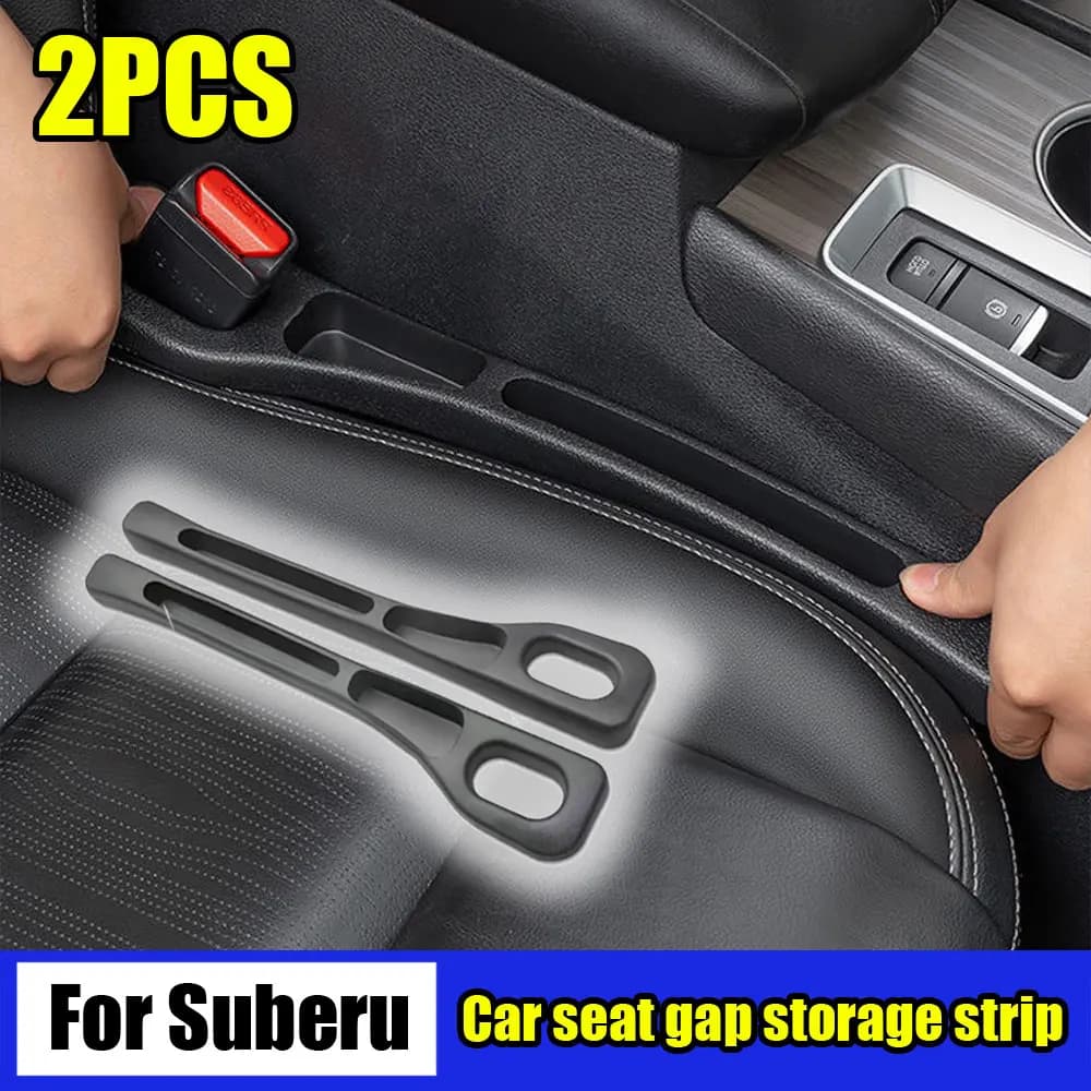 Organizzatore di riempimento per spazi vuoti per seggiolino auto Pu Striscia impermeabile per tappi per spazi vuoti per seggiolino auto con 2 scanalature Accessorio per auto per Suberu