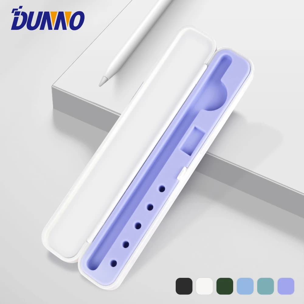 Scatola portamatite portatile per Apple Pencil 1st Gen astuccio accessori per matite Apple per Apple Pencil 2nd Case Cover in plastica