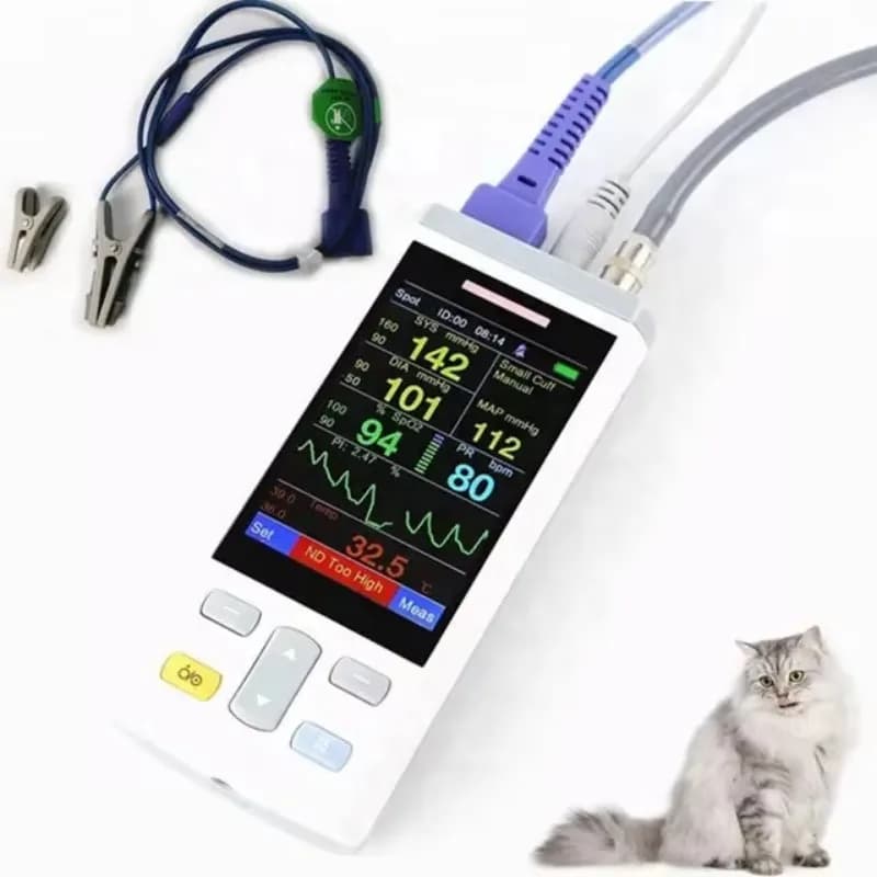 Ranlraka Factory Portable Handheld Vet Vital Signs Monitor Pulse Oximeters Veterinary Monitor De Signos Vitales Co2 Monitors