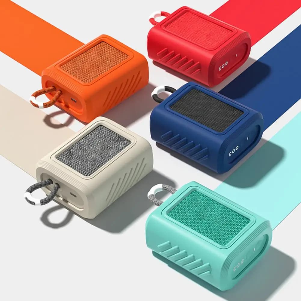 Custodia protettiva Custodia in silicone per altoparlante portatile compatibile Bluetooth antiurto di dimensioni compatte e complete per JBL Go3