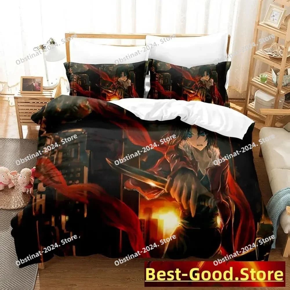 2025 Kara No Kyoukai Set biancheria da letto stampato con federa Copripiumino morbido singolo matrimoniale Queen Super King Size Letto matrimoniale