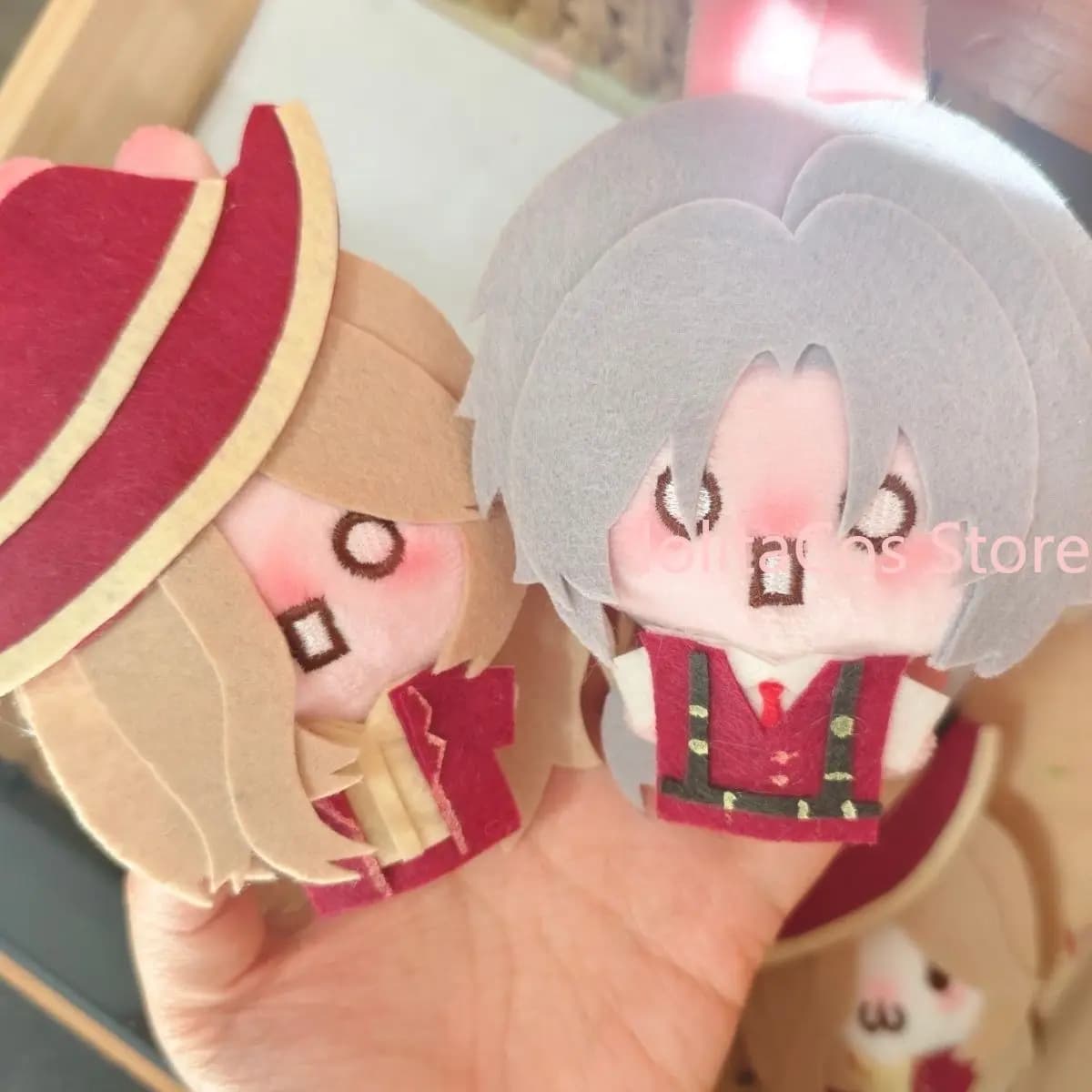Peluche Fatto a Mano di Lucio Valencina da Limbus Company, Giocattolo Anime Imbottito, Portachiavi a Forma di Coniglio, Decorazione, Regalo di Compleanno per Ragazze, Cosplay