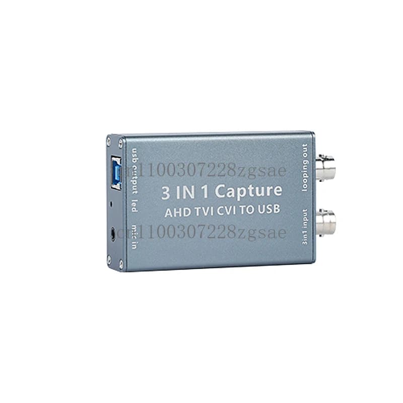 AHD video capture card TVI CVI BNC port input to USB1080P analog high definition drive-free support ring