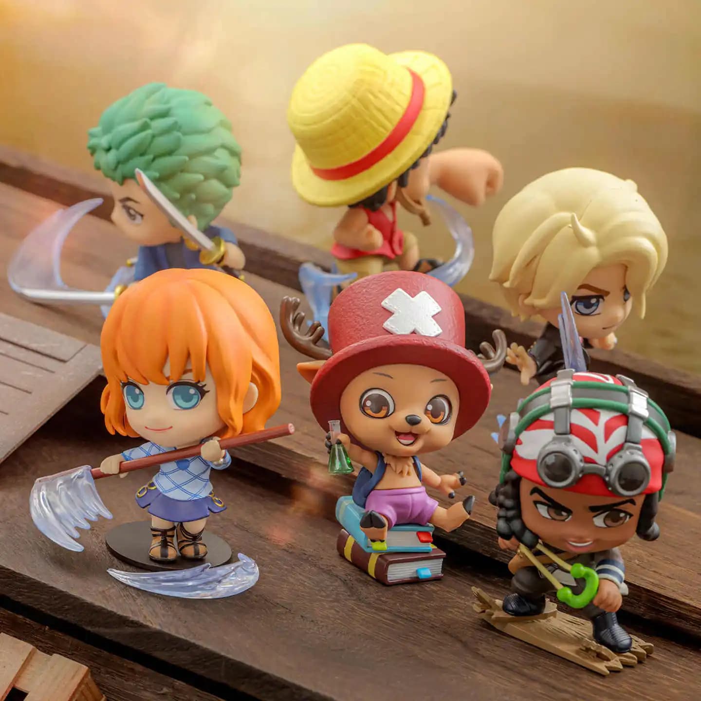 2026 Hot Toys X One Piece Cosbi Series Blind Box Accessori Trendy Playtoy Figure Anime Modellini Luffy Zoro Nami Chopper Giocattoli Regalo