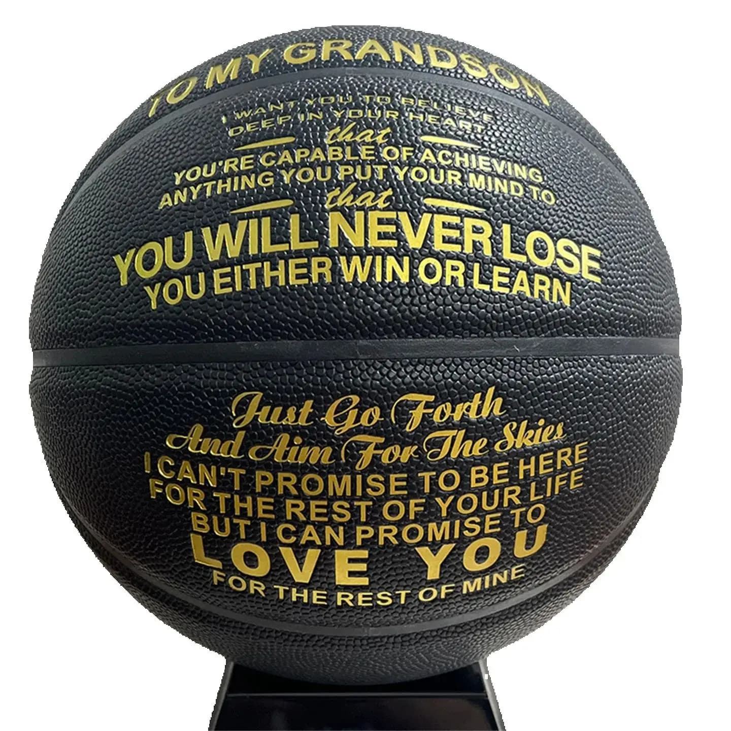 Taglia ufficiale 7 # Pallacanestro standard in PU per interni ed esterni, palla da allenamento da competizione resistente all'usura, regalo per nipote/figlio