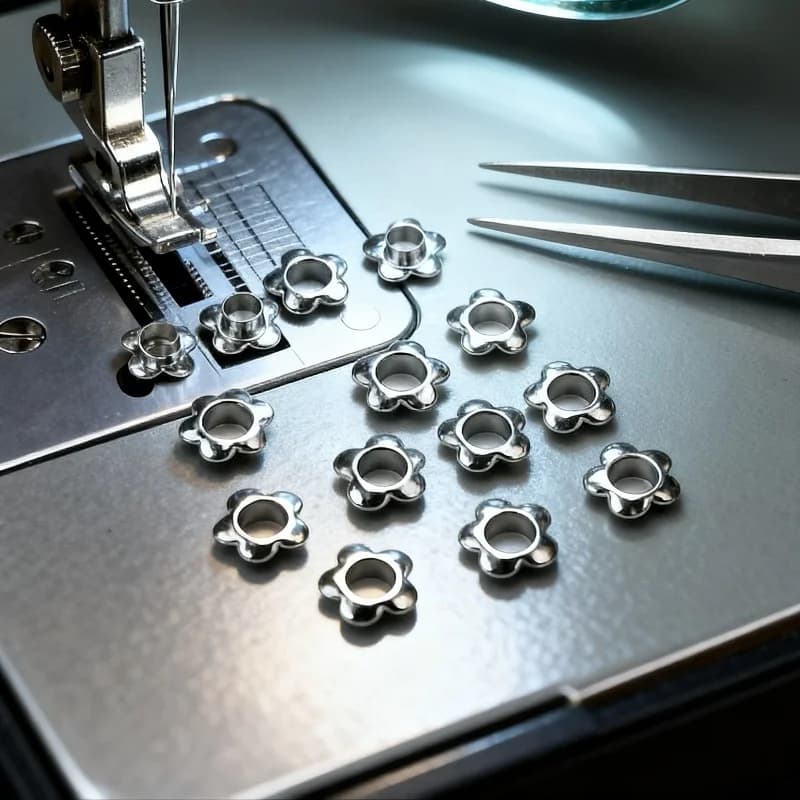 107 Pezzi Occhielli in Ferro a Forma di Prugna, per Riparazione Fori Cinture in Pelle, Resistenti ai Graffi, Parti Durevoli per Cinture