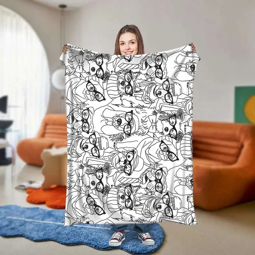 Coperta personalizzata Flanella Childe Autunno Anime Traspirante Genshin Coperte super calde per biancheria da letto Biancheria da letto da viaggio