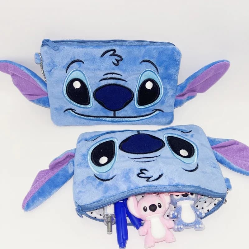 Borsa per il Trucco Lilo&Stitch in Peluche, Portafoglio Cartoon Stitch, Borsa Cosmetica, Borsa per il Lavaggio, Astuccio, Mini Borsa Portaoggetti per Ragazze, Porta Telefono, Regalo