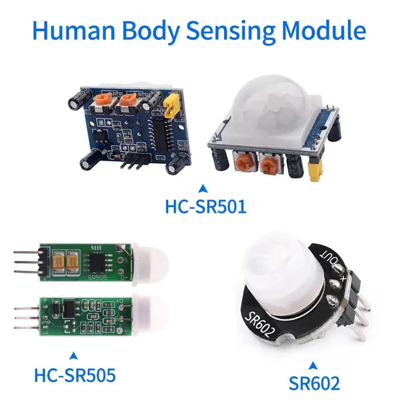 Sensore HC-SR501 HC-SR602 HC-Sr505 regolare il modulo rilevatore di movimento a infrarossi piroelettrico IR per Raspberry Pi Sensing Human Bod