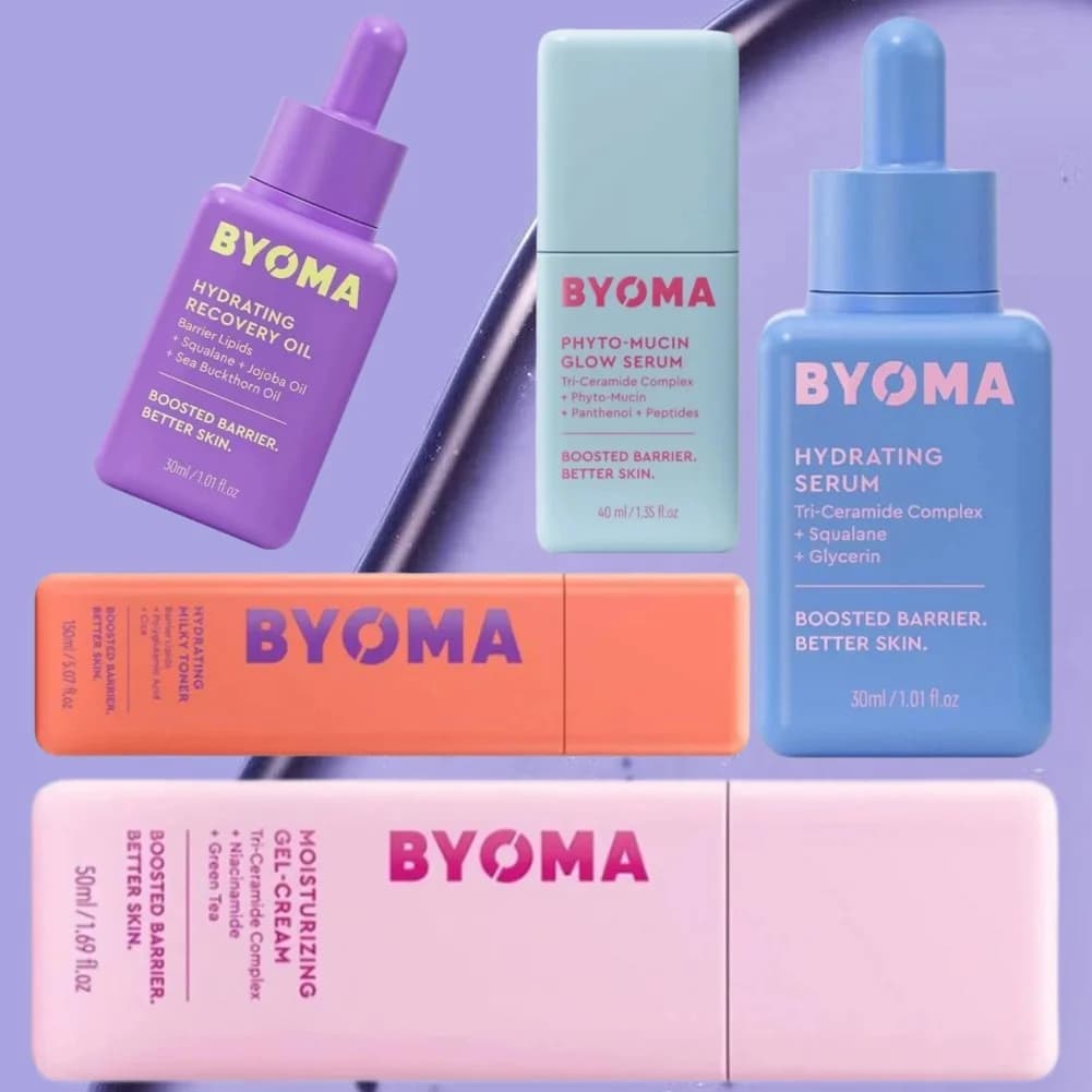 BYOMA Cream Face Gel Triple Repairer with Nicotinamide, Natural Extract, Softening and Illuminating Essence, Skin Care Hydrating