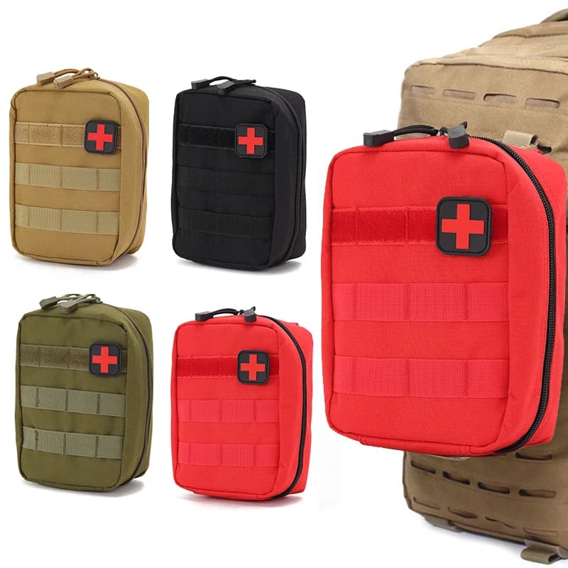 Borsa di pronto soccorso Borsa medica tattica da campeggio Borsa da esterno MOLLE EMT Kit di sopravvivenza di emergenza Accessorio Borsa da allenamento mimetica da caccia