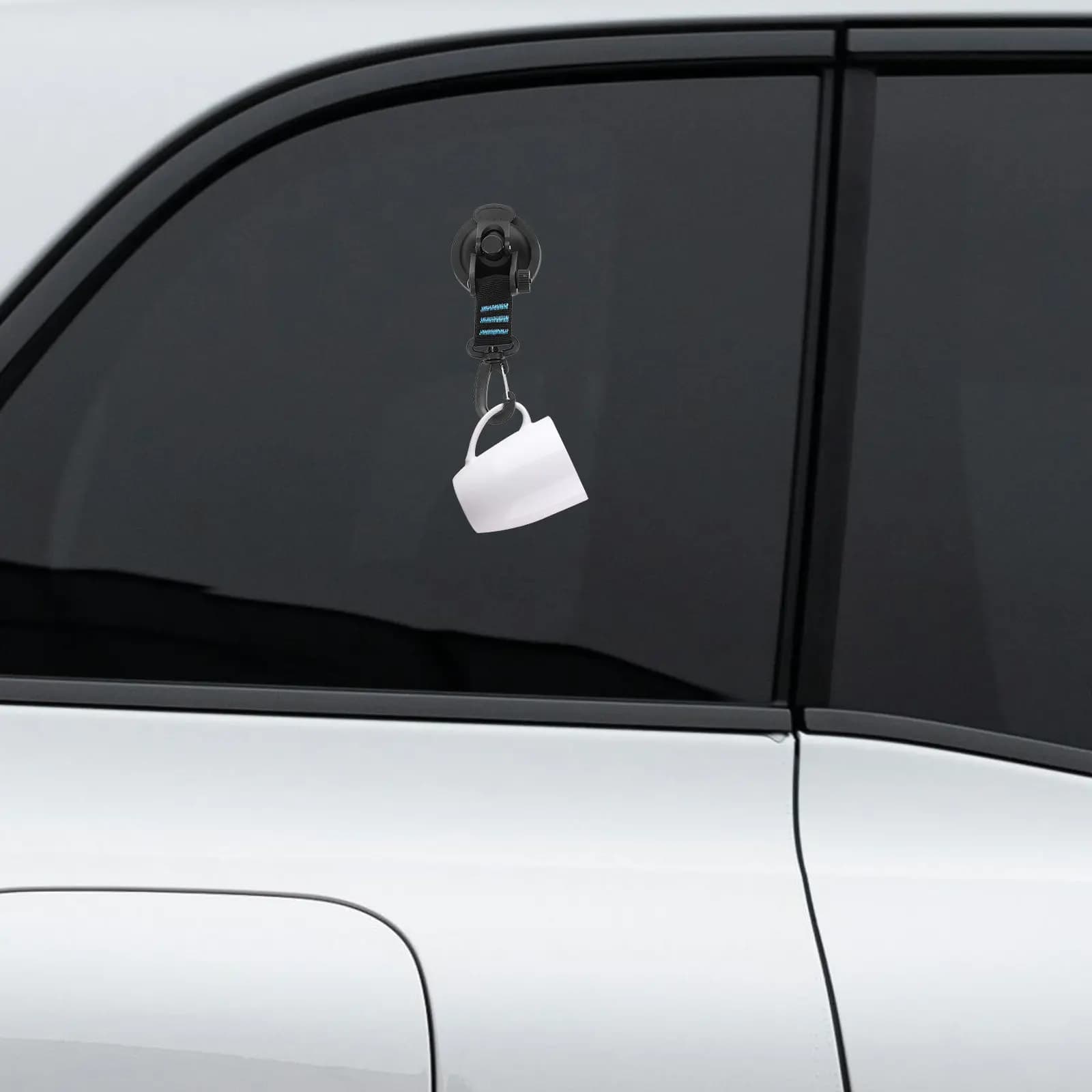 4 Pezzi Ganci a Ventosa Robusti, Facili da Pulire, Riutilizzabili, Resistenti, per Esterni, Viaggi, Arrampicata, Casa, Auto e Applicazioni Montate su Veicoli