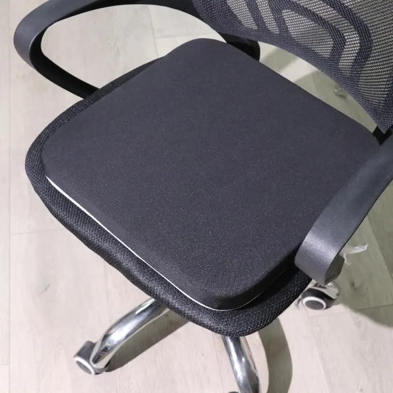 1 pezzo di cuscino per sedia da ufficio fresco e traspirante, in memory foam, adatto per auto e ufficio.