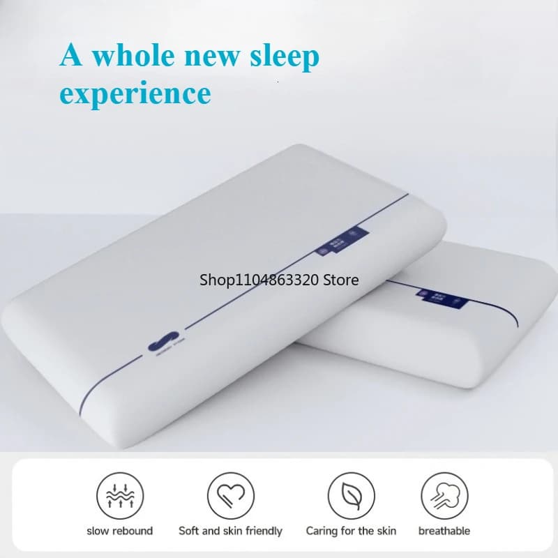 Cuscino in Memory Foam a Lento Ritorno, Cuscino Piatto e Sottile per Alleviare il Dolore, Cuscino per la Cura della Salute, Cuscino per il Sonno