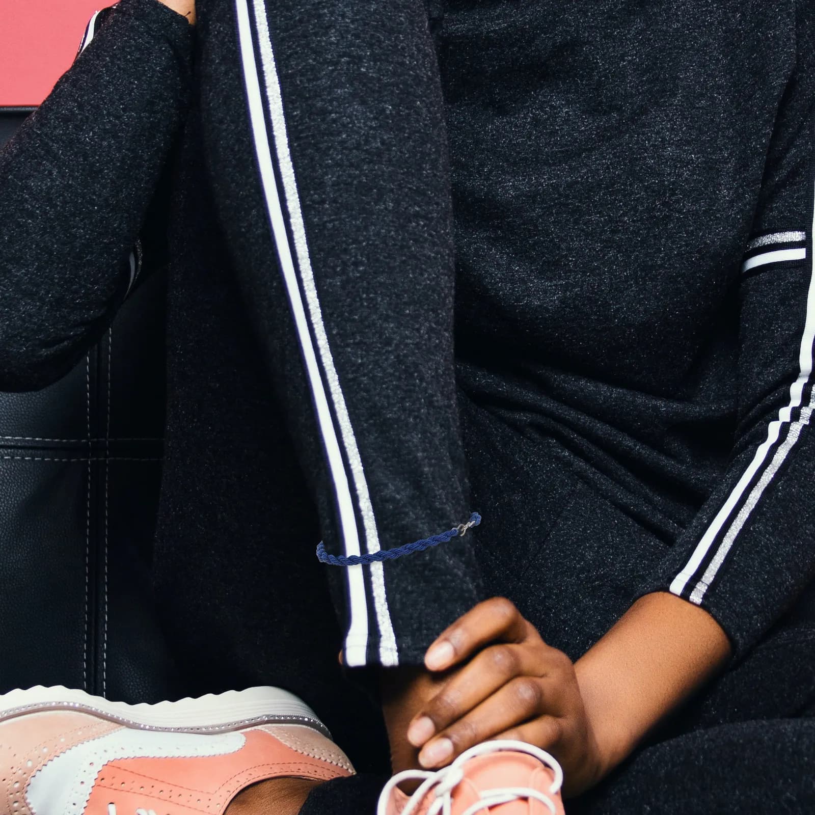 Elastic Boot Straps 4 Pack Adjustable 4mm Leg Binding Ropes for Hiking Camping Cycling Blue