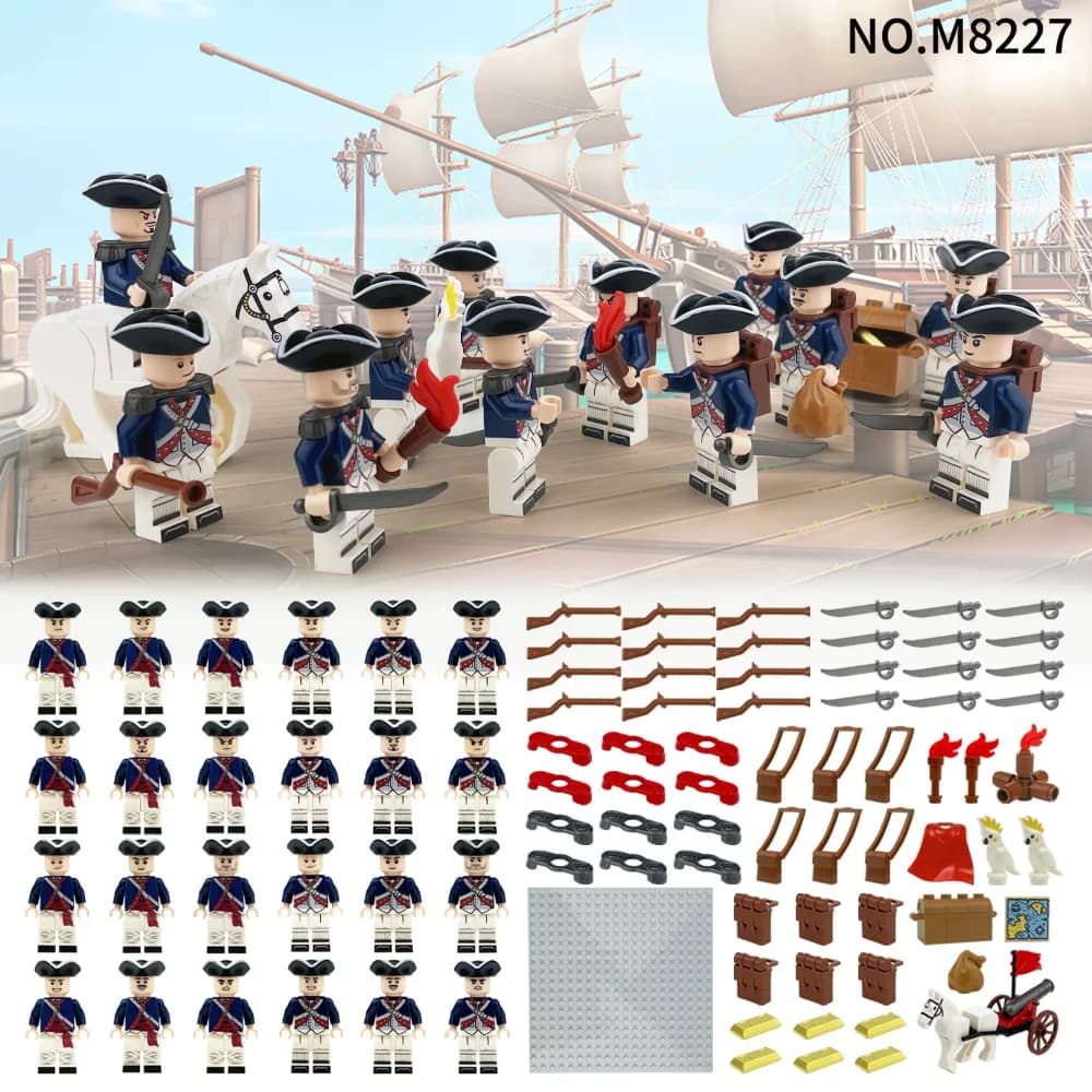 M8227 Blocchi da Costruzione Miniatura Battaglia dell'Indipendenza, Giocattolo per Bambini con Piccole Particelle, Regalo