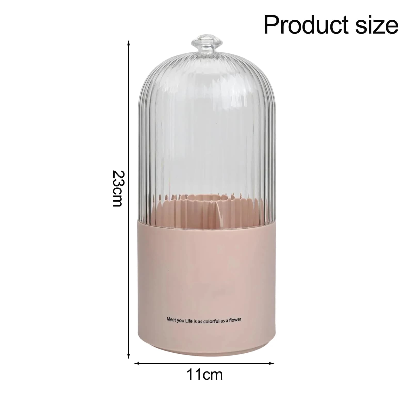 Desk Organizer for Beauty Routine, Makeup Brush Holder, Versatile Storage Box, Protective Cover Storage Solution