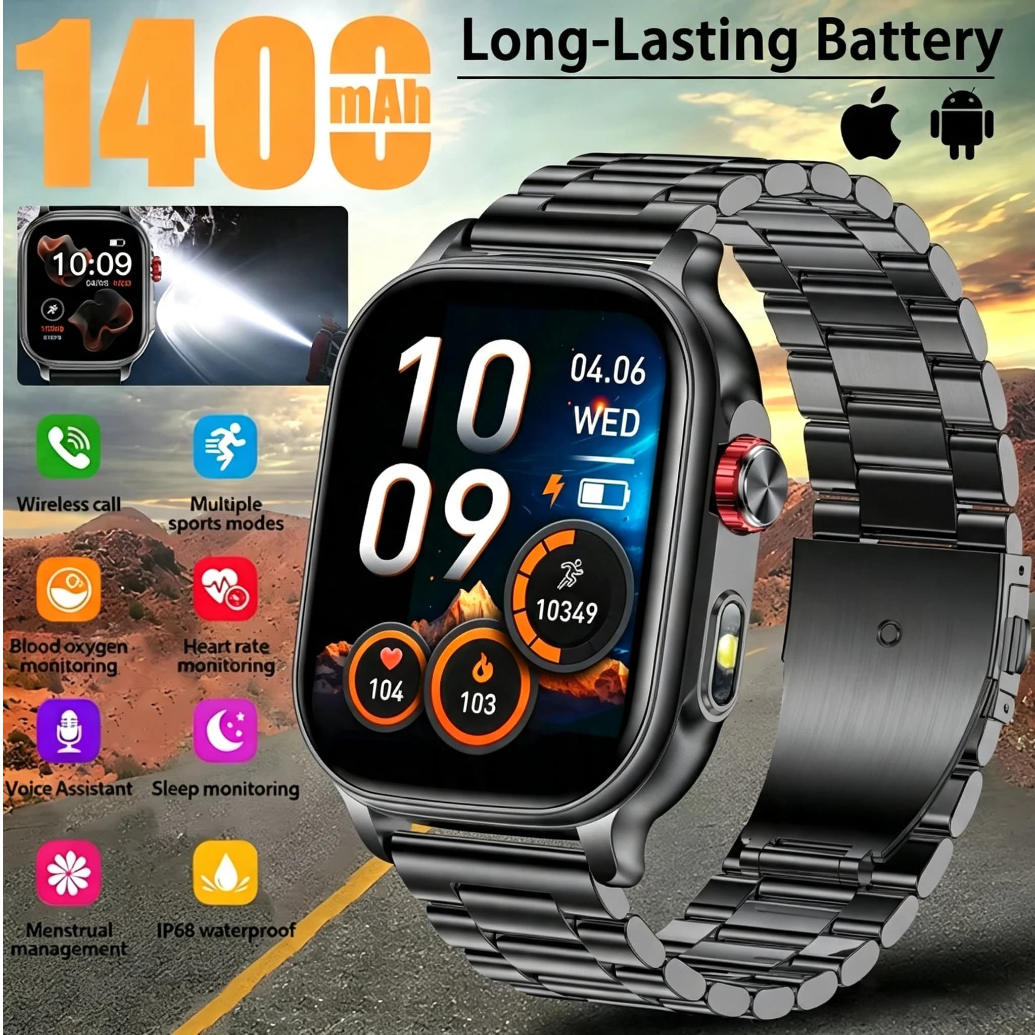2026 New For Xiaomi Watch Ultra2 Smart Watches Women 1000mAh 1.85" AMOLED Full Touch Screen BT Call Ladies Fashion Smart watch
