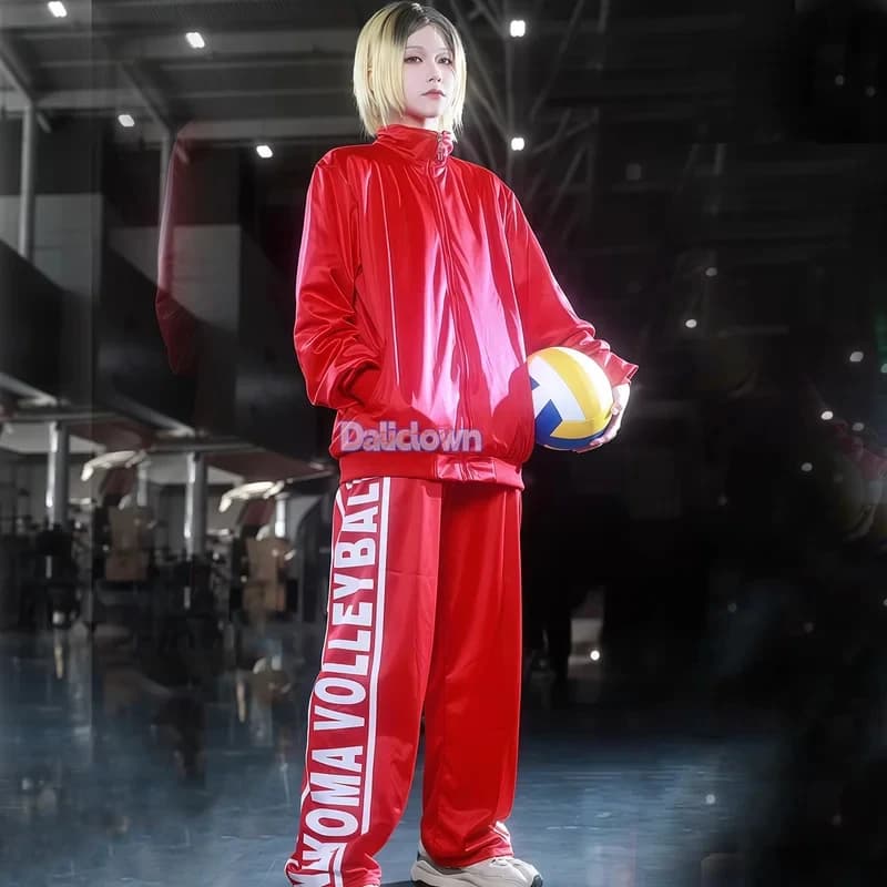 ♬ 2026 ❤ Costume Cosplay Anime Haikyuu, Uniforme Karasuno Aoba Johsai Shiratorizawa MSBY Nekoma, Giacca da Pallavolo ❤