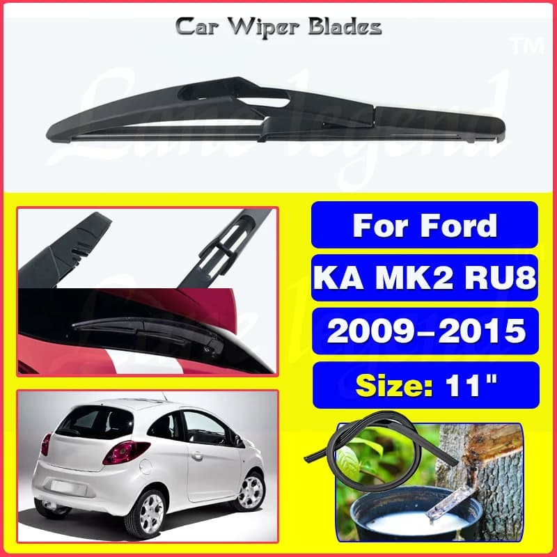Rear car wiper blade for Ford KA MK2 RU8 2009 - 2015 wiper brushes 11" car accessories cleaning brush