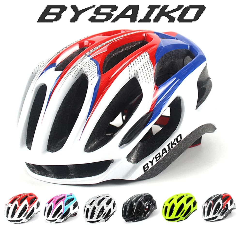 Men's Mountain Road Bike Helmet Woman Adult Integrally Modeled Ultralight White Cycling Riding Safety Beret Running Speed Bike MTB