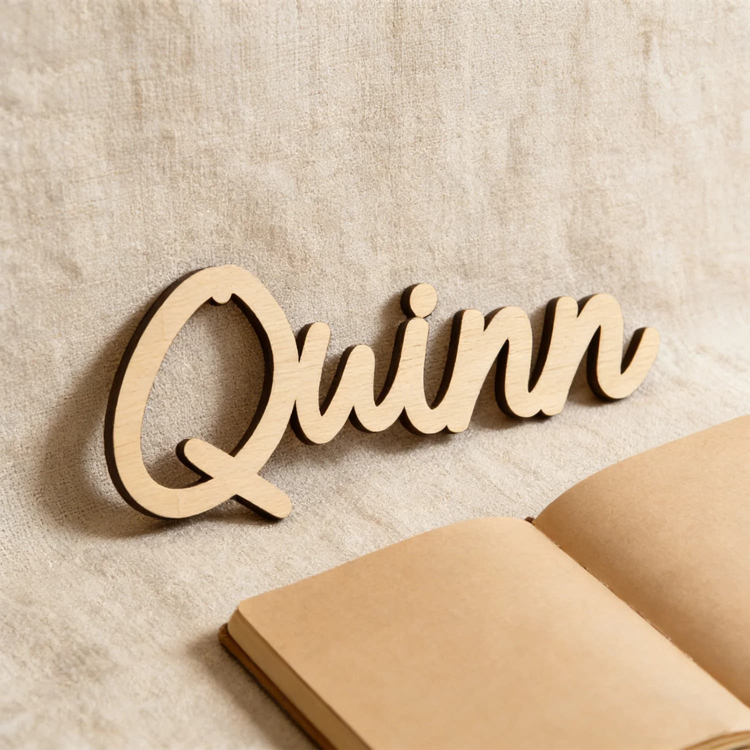 1pc Customized wooden decorative board Customizable letters or names, Ideal wall decoration gifts and decorative signs,