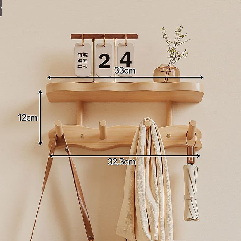Appendiabiti aperti con ripiani per piante, Armadi contenitori, Appendiabiti in legno per borse, Appendiabiti da ingresso, Porta Manteau, Mobili per soggiorno