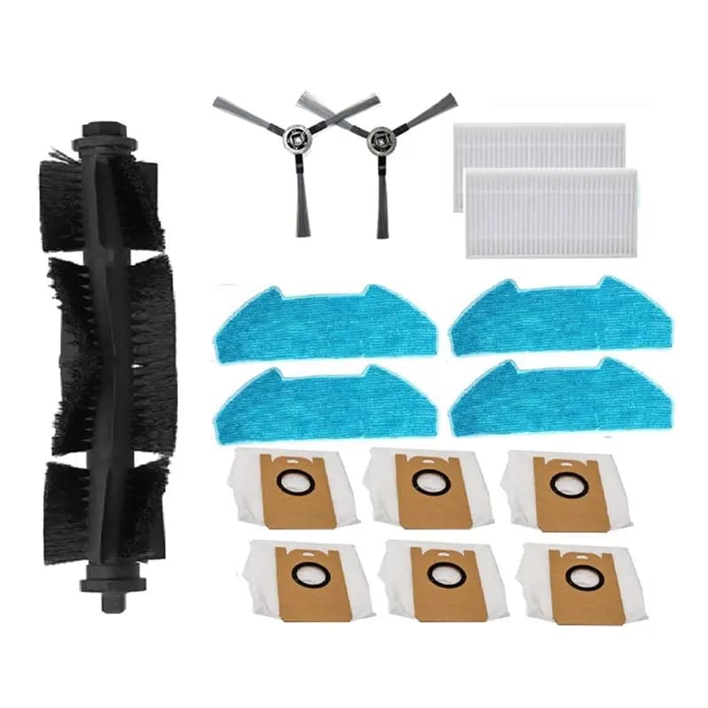 【618 SUMMER SALE】Accessori per aspirapolvere 15 pezzi per Redkey R10: spazzola principale, spazzola laterale, panno, filtro, sacchetti per la polvere