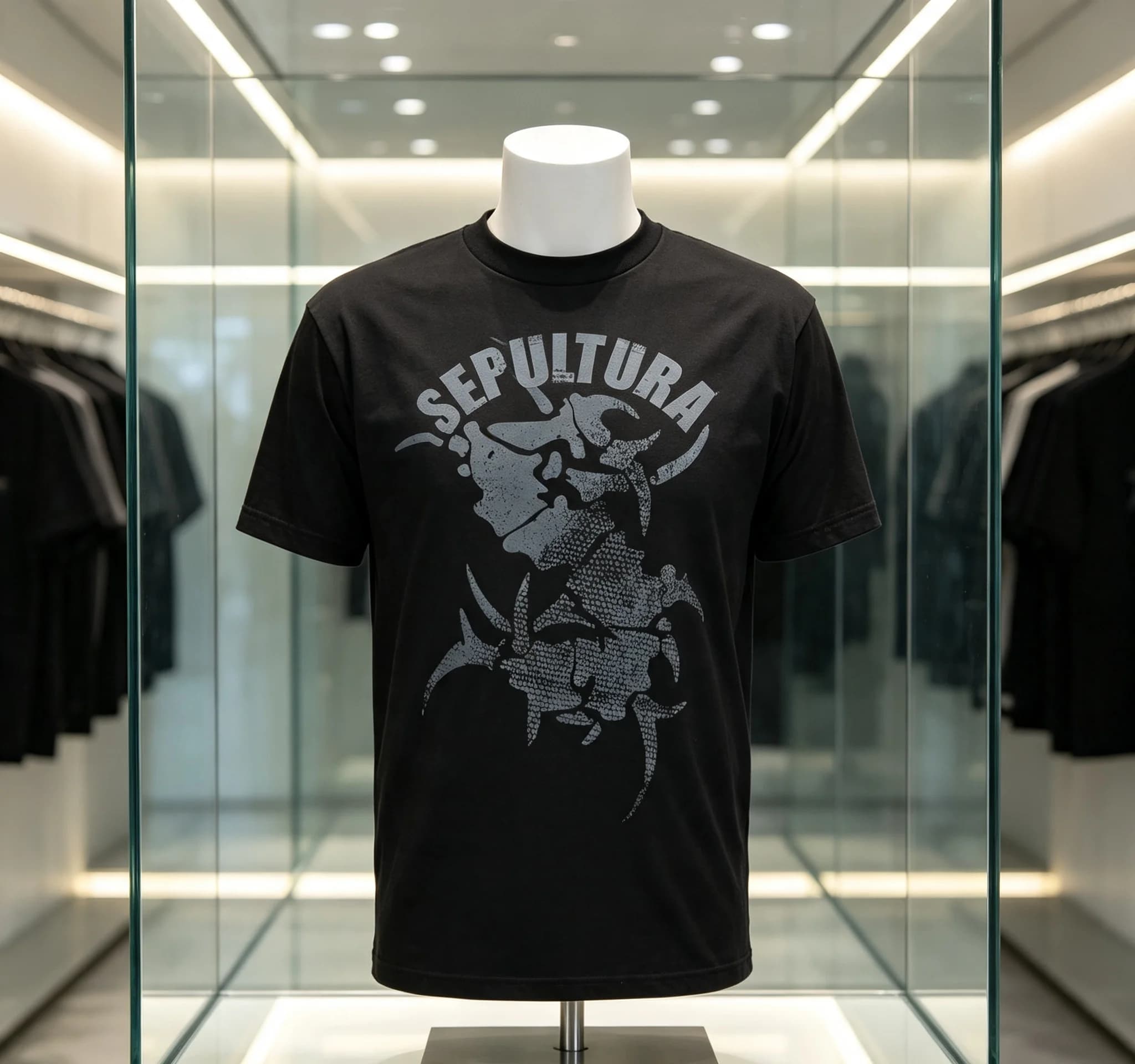 Sepultura Desert Camouflage S Logo Band T-Shirt Cotton Graphic Tee Men Women Summer Streetwear Top