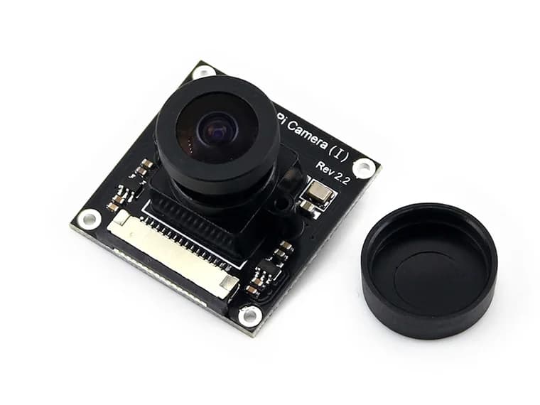 Raspberry Pi camera module (I), Fisheye lens, wider field of view, 5 megapixel OV5647 sensor, supports all Pi revisions