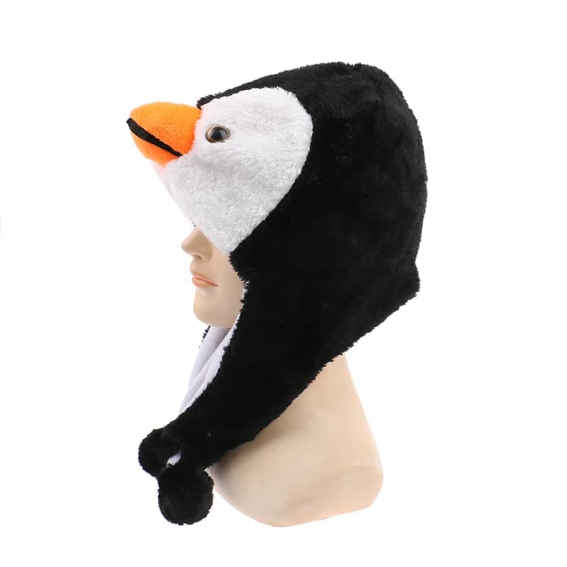 1PC animale del fumetto pinguino mascotte peluche berretto caldo cappello scaldino animale del fumetto pinguino mascotte peluche berretto caldo cappello scaldino