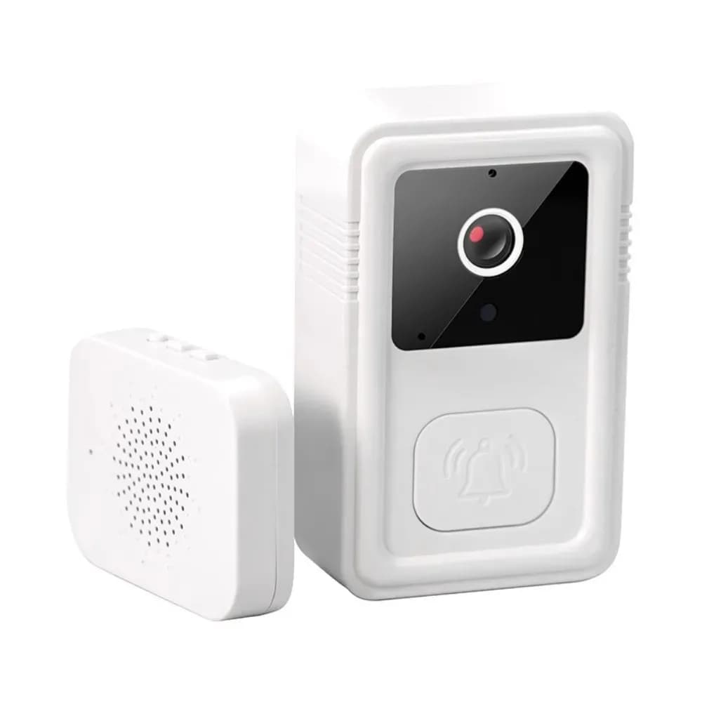 Campanello Intelligente con Videocamera WIFI, Citofono Wireless da Esterno Impermeabile, Protezione di Sicurezza con Visione Notturna IR per Casa Intelligente