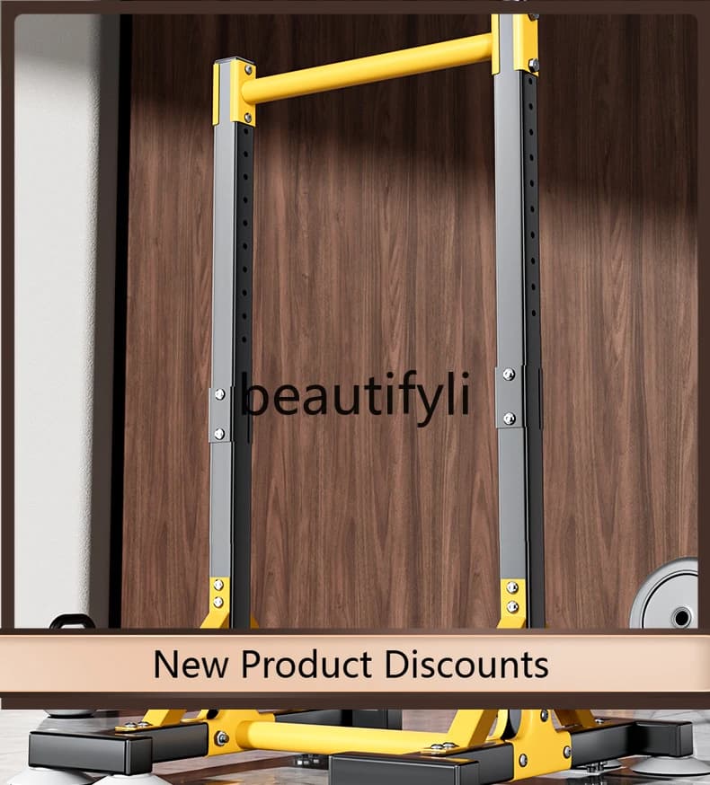 J3215 Horizontal bar for domestic use, traction device for landing, home fitness equipment with extending arm