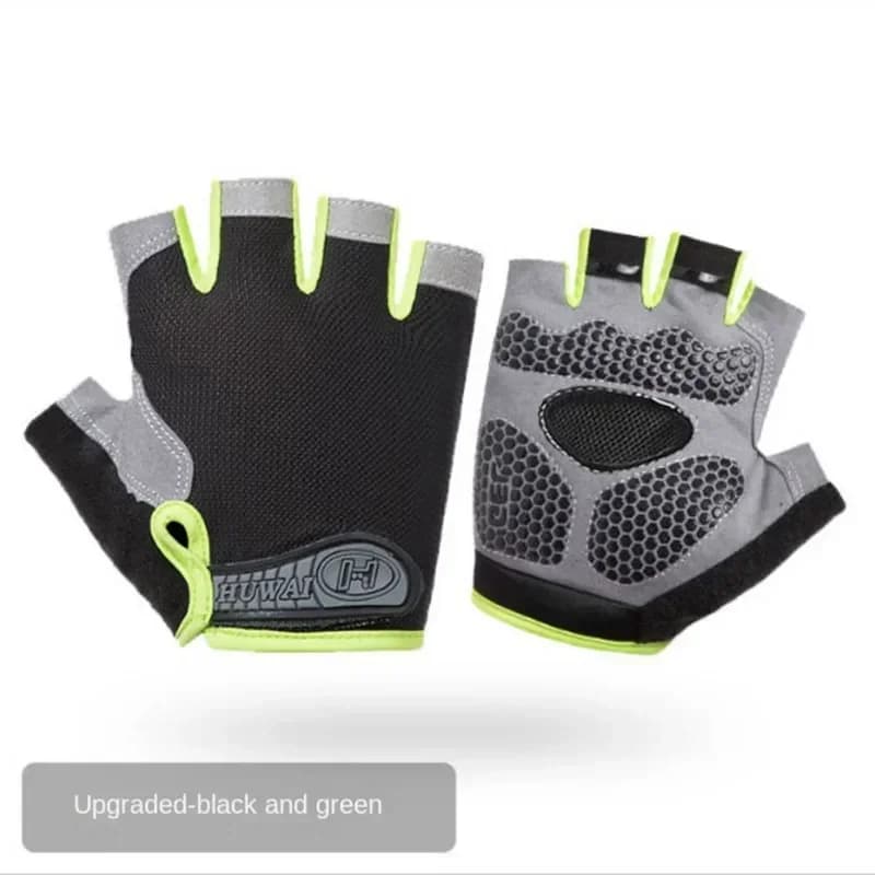 Men's Cycling Gloves Women's Cycling Gloves Gym Gloves Half fingers Breathable Anti-slip Glove Sports Fitness Training Gloves