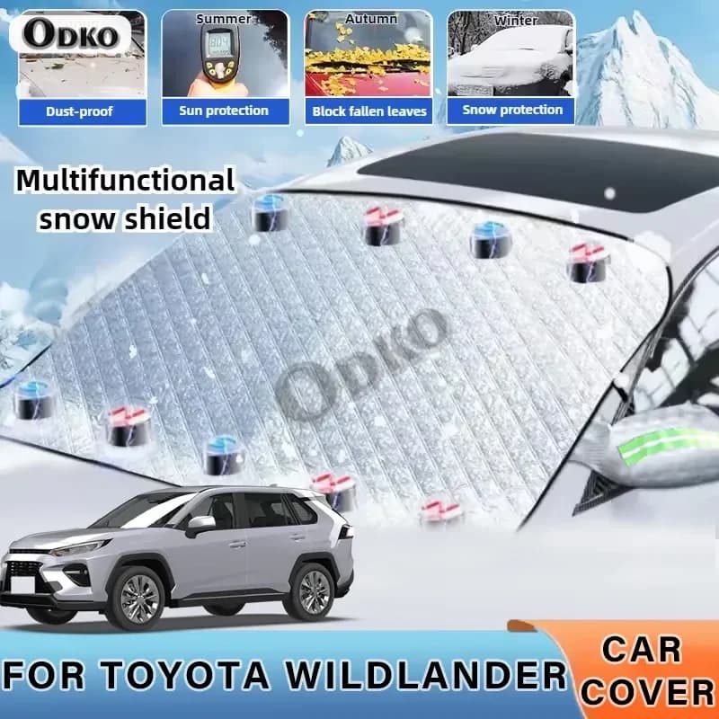 Copertura Parasole per Parabrezza Auto con 5/9 Magneti, Protezione UV e Anti-Neve per TOYOTA WILDLANDER
