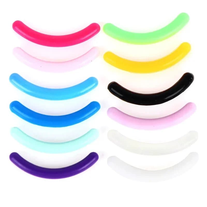 Elastic Silicone Spare Parts Bearings for Folding, 20 Pieces, Makeup Accessories Women's Eyes