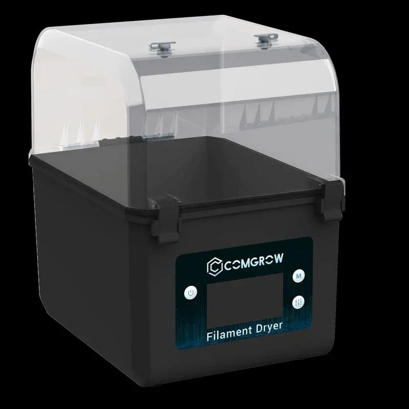 COMGROW 3D Filament Dryer 2 Rolls Coil Door Filaments Dehydrator Storage Box for 3D Printer Parts PLA, ABS, PETG, TPU, NYLON