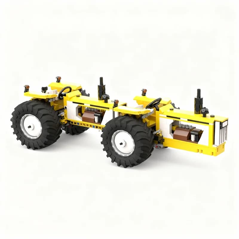 Set di Costruzioni MOC Minneapolis Moline Tandem Tractor LS, 1172 Pezzi, Modello Tecnico, Giocattoli da Costruzione, Regali di Natale per Bambini