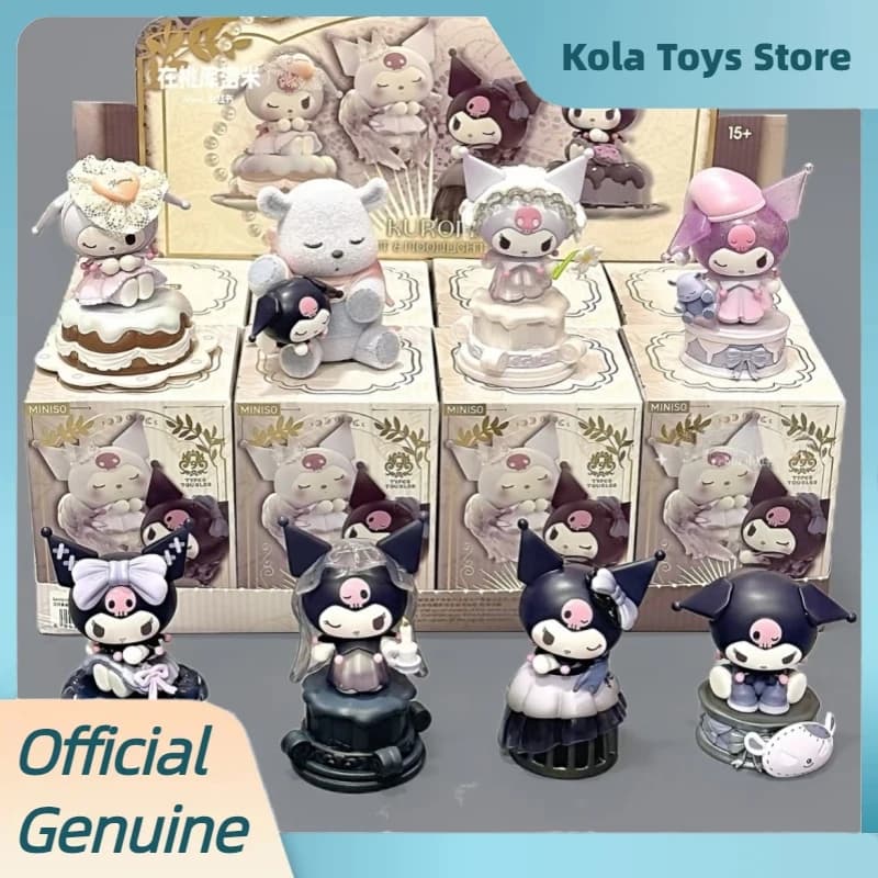 Genuine Kuromi Daylight And Moonlight Dreams Series Blind Box Figurine Doll Ornaments Model Toys Mystery Box Figure Gifts