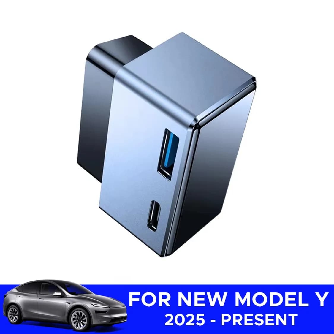 Adattatore OBD con splitter di ricarica USB e porta TYPE-C per Tesla 2026 2025 Nuovo Modello Y LAUNCH Juniper 2025+