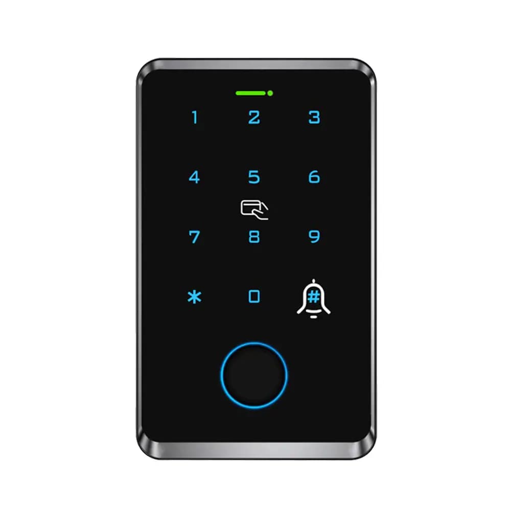 Tastiera di controllo accessi con apri blocco impronte digitali Tastiera con blocco scheda IC ID impronta digitale intelligente