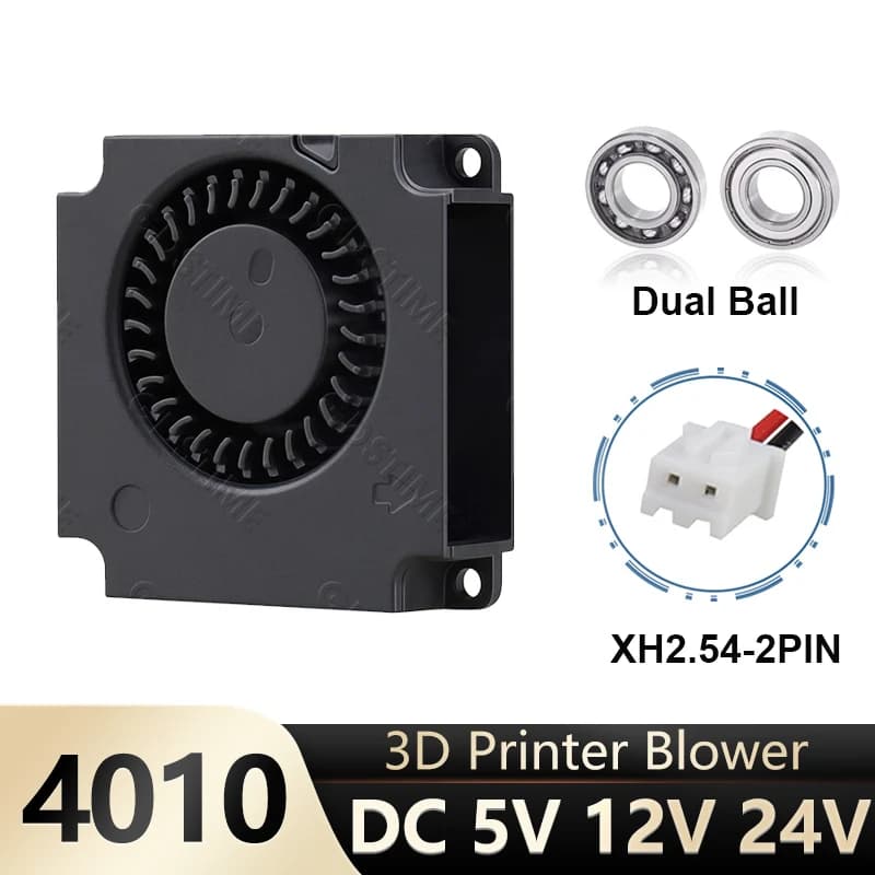 Gdstime 4010 Case Motore di Raffreddamento 4CM DC 5V 12V 24V Muto Case Del Computer Ventola di Raffreddamento 40x40x10mm 40mm Doppia Sfera ventilatore per laptop