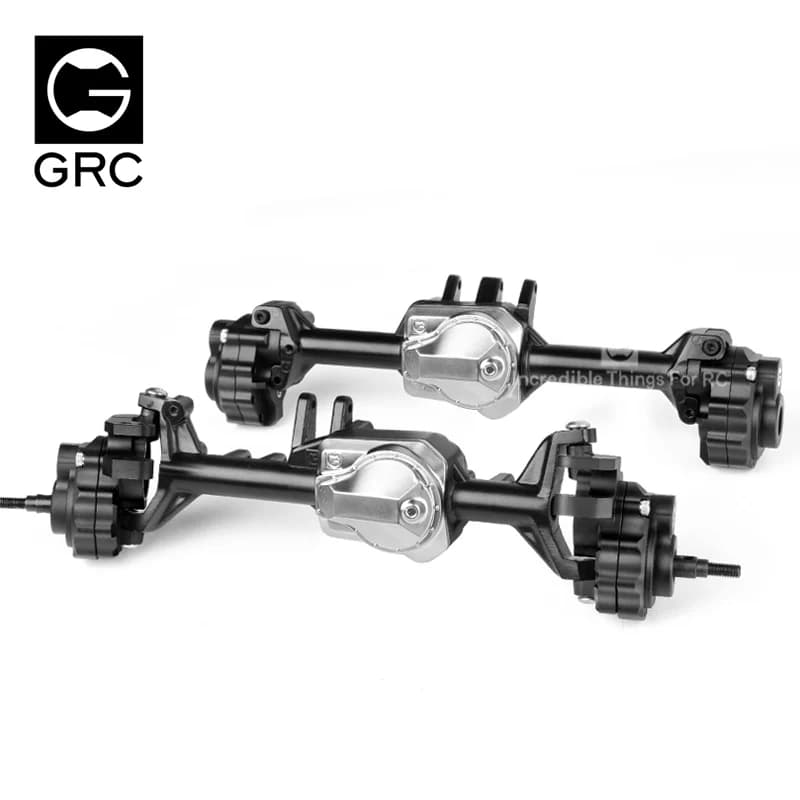 Set alloggiamento asse in metallo Grc G2 Ackermann e alloggiamento trasmissione portale # fusione Per Traxxas Trx4 Defender G500 Bronco Blazer # gax0121bfb
