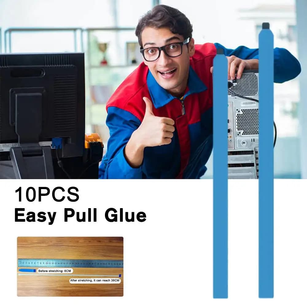 Blue Easy Tear Pull Tape For Laptop, Apple & Phone Screen Repair High Temp Resistant Strong Adhesive Tool