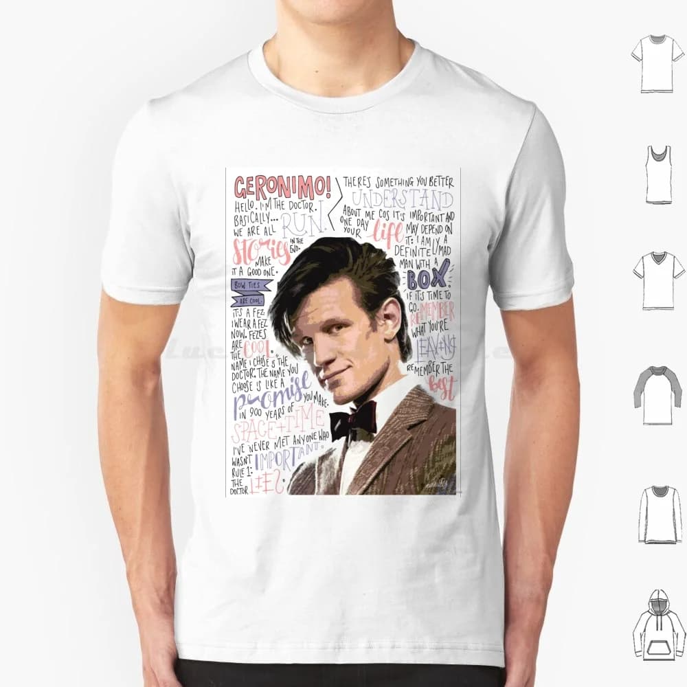 Matt Smith / Who T Shirt Uomo Donna Bambini 6xl David Tenant David Tenant Matt Smith Matt Smith Fan Art Pop Culture Series Polizia